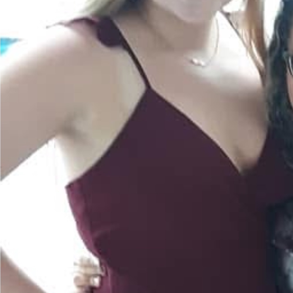 Lulu's Wrap Burgundy Maxi Dress